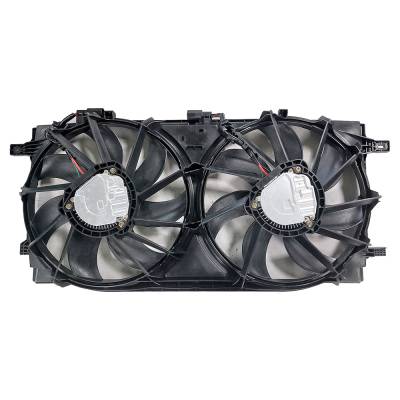 Rareelectrical - New Dual Cooling Fan Compatible With Ford Bronco Base Outer Banks Sport Utility 2-Door 4-Door 2.7L - Image 1