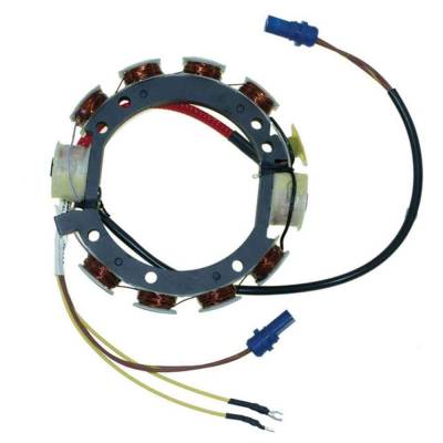 Rareelectrical - New 9 Amp Stator Coil Compatible With Johnson/Evinrude 4 Cyl 3.500 Bore Cross Flow 110 Hp 1986-1987 - Image 1