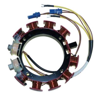 Rareelectrical - New 35 Amp Stator Coil Compatible With Johnson/Evinrude 6 Cyl 3.500 Bore Cross Flow 150 Hp 1984-1988 - Image 1