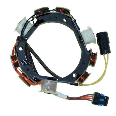 Rareelectrical - New 9 Amp Stator Coil Compatible With Johnson/Evinrude 2 Cyl 2.375 Bore Cross Flow 15 Hp 1995 2 Cyl - Image 2
