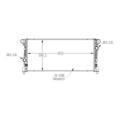 Rareelectrical - New Radiator Compatible With Ford Ranger 2024 By Parts Fo3010371 13936 Mb3z 8005 A - Image 4