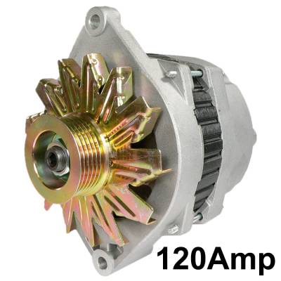 Rareelectrical - New 120 Amp Alternator Fits Cadillac Brougham 5.0L 1990 Al8649x 10463120 3342319 - Image 2