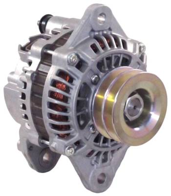 Rareelectrical - New 12 Volts 35 Amps Alternator Compatible With New Holland Excavator E160 2006 W/4D33 Engine - Image 1