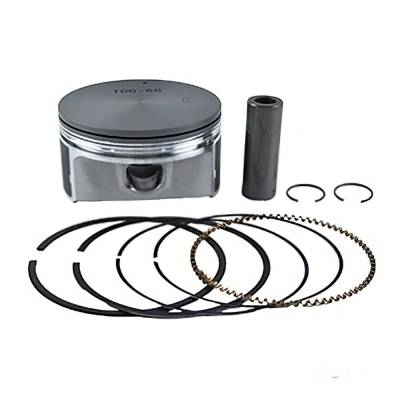 Rareelectrical - New 4.020" Bore 0.020" Over Piston Kit Compatible With Mercury Pro Xs 15 Spline 150 Hp 2011-2021 By - Image 1