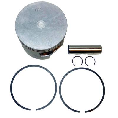 Rareelectrical - New 3.530" Bore 0.030" Over Piston Kit Compatible With Mariner Mercury 3 Cyl 3.375 Bore Looper 70 Hp - Image 1