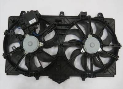 Rareelectrical - New Dual Fan Assembly Compatible With 2014-2016 Infiniti Q50 214814Ga0a In3115112 Ds66079a - Image 1