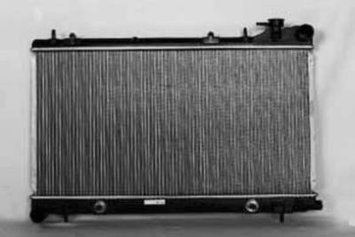 Rareelectrical - New Radiator Assembly Compatible With Subaru 03-05 Forester 2.5L H4 2458Cc 45119Sa050 Su3010142 2089 - Image 1