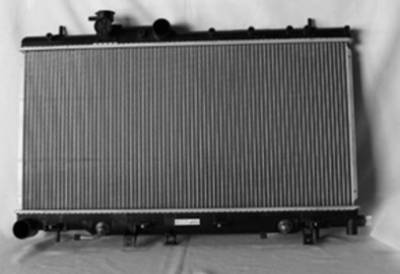 Rareelectrical - New Radiator Assembly Compatible With Subaru 02-7 Baja Impreza 2.0L 2.5L H4 1994Cc 2458Ccc 7411 3307 - Image 1