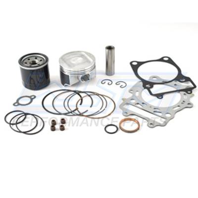 New 87.45Mm Bore Top End Rebuild Kit Compatible With Suzuki Vinson 500Cc 2002-2007 500Cc Engine By