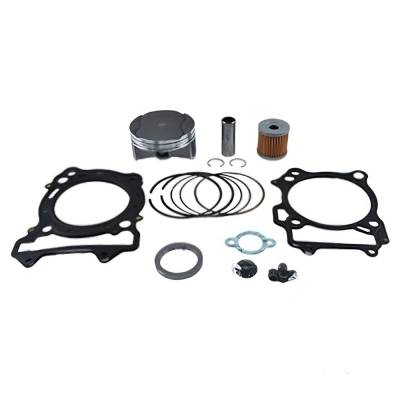 New 90.25Mm Bore .25Mm Over Top End Rebuild Kit Compatible With Arctic Cat Kawasaki Suzuki Drz 400Cc