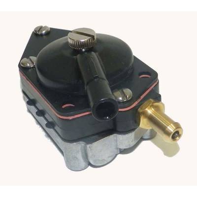 Rareelectrical - New Large Fitting Fuel Pump Compatible With Johnson/Evinrude 2 Cyl 3.000 Bore Cross Flow 25 Hp 2 Cyl - Image 2