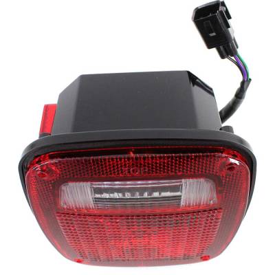 Rareelectrical - New Left Tail Lights Compatible With Jeep Wrangler 2.4L 2.5L 4.0L 1998 1999 2000 2001 2002 2003 2004 - Image 4