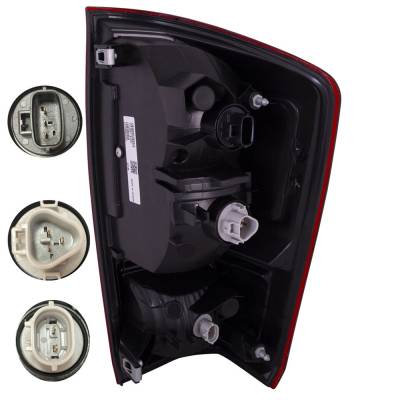 Rareelectrical - New Right Tail Light Compatible With Toyota Audi Tacoma 2016 2017 By Part Numbers To2801198 - Image 1