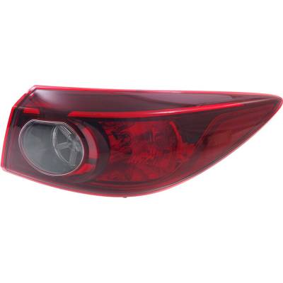 Rareelectrical - New Right Tail Light Compatible With Mazda 3 2014 2015 By Part Numbers Ma2805123 Bjt1-51-150A - Image 2