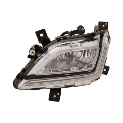 Rareelectrical - New Left Fog Light Assembly, Daytime Running Lights Compatible With Hyundai Tucson 2019 2020 2021 By - Image 2