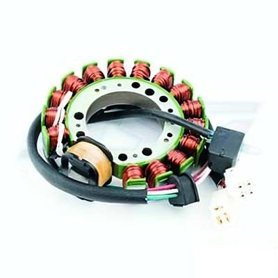 Rareelectrical - New Stator Assembly Compatible With Yamaha Big Bear Hunting 350Cc Wolverine 350Cc Big Bear 350Cc - Image 1