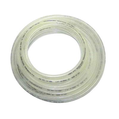 Rareelectrical - New Clear 25" Polyurethane Braided Hose By H140-3129 - Image 1