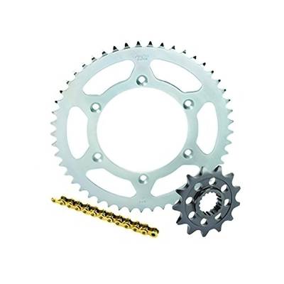 Rareelectrical - New Chain & Sprocket Kit Compatible With Honda Cr 125Cc 125Cc Engine By 1012-028Zg - Image 1