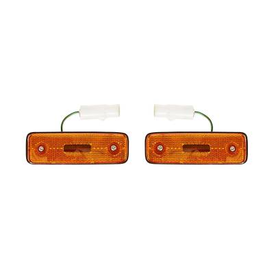 New Side Marker Light Pair Compatible With Toyota Pickup 1982-1983 81730-19306 8174019286 8173019306