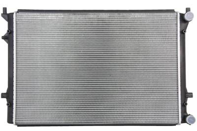 Rareelectrical - New Radiator Assembly Compatible With Audi 06-09 A3 Tt Quattro Vw 07-13 Eos Golf Jetta Passat 5K0 - Image 1