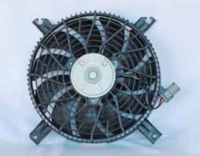 Rareelectrical - New Ac Condenser Fan Assembly Compatible With 1999-2001 Chevrolet Tracker 91177108 Fa70209 - Image 2