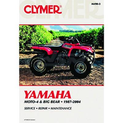 New Service Manual Compatible With Yamaha Yfm 350 Hp 1987-1990,1992-1995 Big Bear 400 Hp By M490-3
