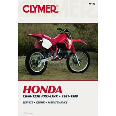 Rareelectrical - New Service Manual Compatible With Honda Cr 125 Hp Cr 60 Hp Cr 80 Hp By M442 - Image 1
