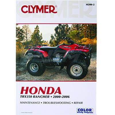 New Service Manual Compatible With Honda Trx-Tm / Te 350 Hp Trx-Fm / Fe 350 Hp By M200