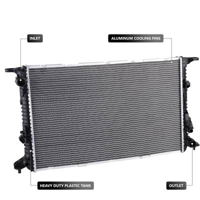 New Radiator Compatible With Audi 2012 2013 2014 2015 2016 2017 2018 By Part Numbers Au3012104 13809