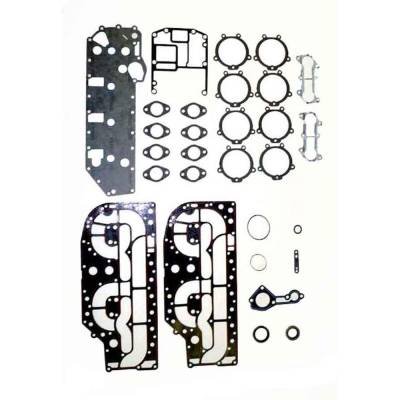 New Powerhead Gasket Kit Compatible With Mercury 4 Cyl 3.500 Bore Looper 115 Hp 3 Cyl 3.500 Bore