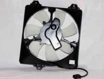 Rareelectrical - New Ac Condenser Fan Assembly Compatible With 2001-04 Toyota Rav4 16361-28070 312-55002-201 - Image 2