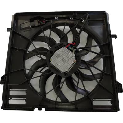 New Dual Radiator And Condenser Fan Compatible With Mercedes-Benz Gl350 Gl450 Gl550 Gle350 Gls450