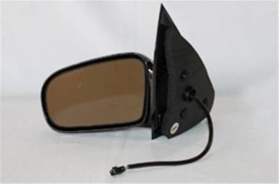 New Lh Door Mirror Compatible With Pontiac 95-05 Sunfire Sedan Power W/O Heat Gm1320165 10362465