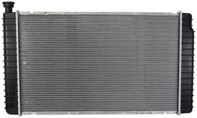 Rareelectrical - New Radiator Assembly Compatible With Gmc 96-99 C1500 C2500 C3500 K1500 K2500 K3500 5.0L 5.7L 20823 - Image 3