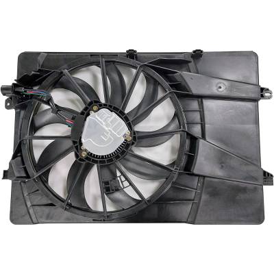 New Dual Radiator And Condenser Fan Compatible With Hyundai Santa Fe Se Sel Xrt Sport Utility 4-Door