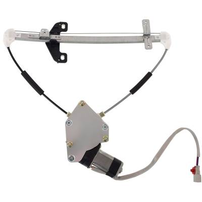Rareelectrical - New Window Regulator With Motor Compatible With Honda Civic 2001 2002 2003 2004 2005 By Part Numbers - Image 4