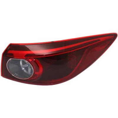 Rareelectrical - New Right Tail Lights Compatible With Mazda 3 2.0L 2.5L 2014-2014 By Part Numbers Ma2805114 - Image 2