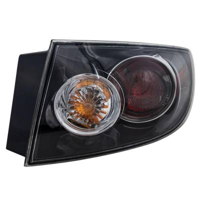 Rareelectrical - New Right Tail Lights Compatible With Mazda 3 2.0L 2.3L 2007 2008 2009 By Part Numbers Ma2801136 - Image 2