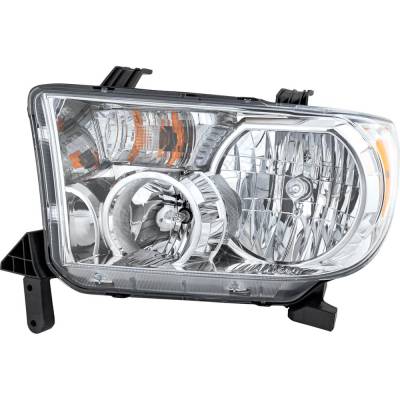 Rareelectrical - New Left Headlights Compatible With Toyota Tundra 2009 2010 2011 2012 2013 By Part Numbers - Image 1