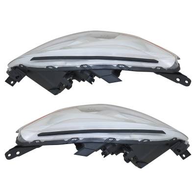 Rareelectrical - New Pair Of Headlights Compatible With Mazda 5 Grand Touring 2012 2013 2014 2015 2016 2017 By Part - Image 3