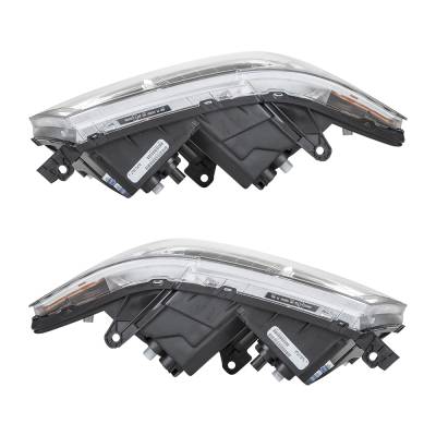 Rareelectrical - New Pair Of Halogen Headlights Compatible With Dodge Journey Base Sport 2009 2010 2011 2012 2013 - Image 4