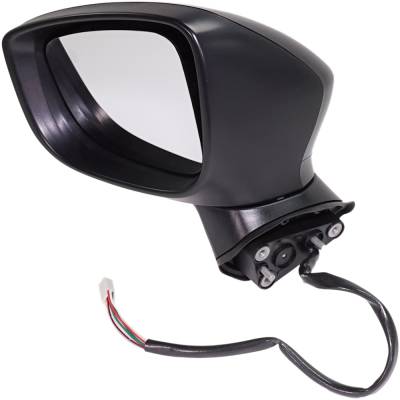 Rareelectrical - New Left Mirror Compatible With Mazda 3 3 Sport 2.0L 2.5L 2014-2015 By Part Numbers Ma1320192 - Image 3