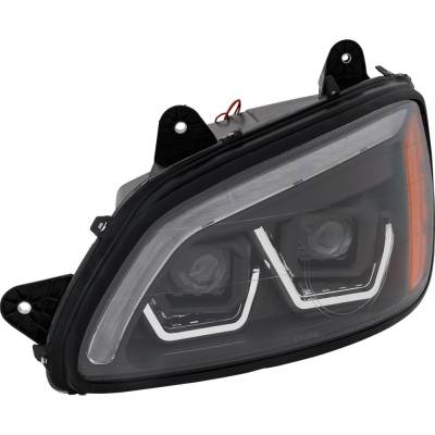Rareelectrical - New Left Headlights Compatible With Kenworth T660 2008 2009 2010 2011 2012 2013 2014 2015 2016 By - Image 2