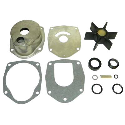 New Water Pump Kit Complete Compatible With Chrysler/Force Mercury 3 Cyl Jet 45 Hp 4 Cyl 4 Stroke