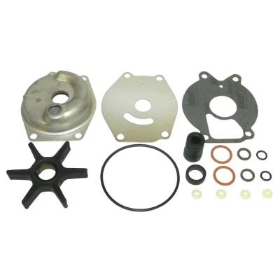 New Water Pump Kit Complete Compatible With Mercury 2 Cyl 2.562 Bore Mercosil Block 25 Hp 2 Cyl 18