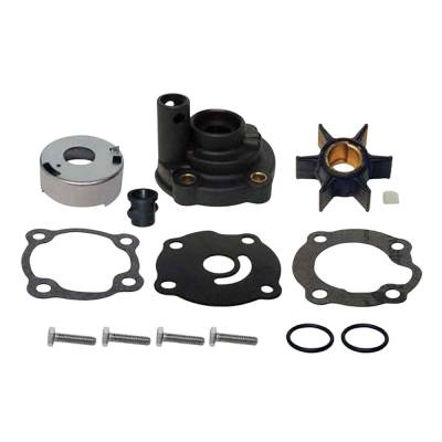 New Water Pump Kit Complete Compatible With Johnson/Evinrude 2 Cyl 3.000 Bore Cross Flow 20 Hp 2 Cyl