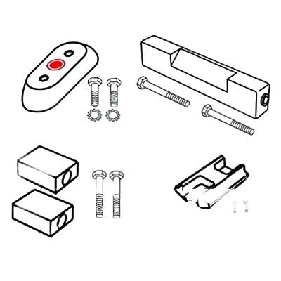 Rareelectrical - New Anode Kit Compatible With Johnson/Evinrude 3 Cyl 3.187 Bore Looper 60 Hp 3 Cyl 3.187 Bore Looper - Image 2