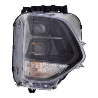 Rareelectrical - New Right Side Headlights Compatible With Hyundai Santa Fe Limited Led Bulb High Low Bea Clear Lens - Image 2