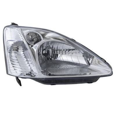 Rareelectrical - New Right Headlights Compatible With Honda Civic 1.7L 2.0L 2002 2003 By Part Numbers Ho2519103 - Image 1