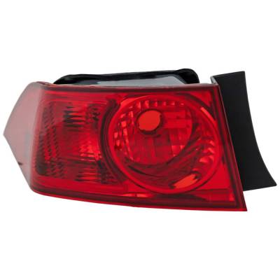 Rareelectrical - New Left Tail Lights Compatible With Acura Tsx 2.4L 2004 2005 By Part Numbers Ac2818105 A730116 - Image 3